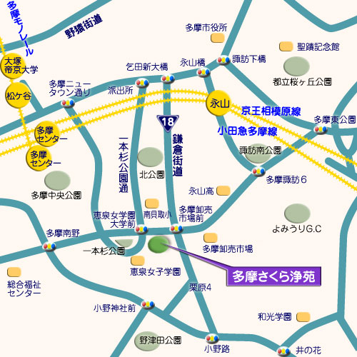 多摩さくら浄苑 霊園地図 霊園・墓石の須藤石材