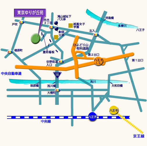 東京ゆりが丘苑 霊園地図 霊園・墓石の須藤石材