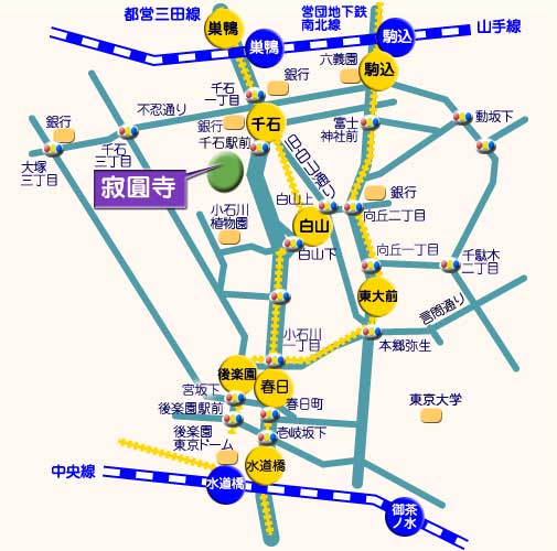 寂円寺 霊園地図 霊園・墓石の須藤石材